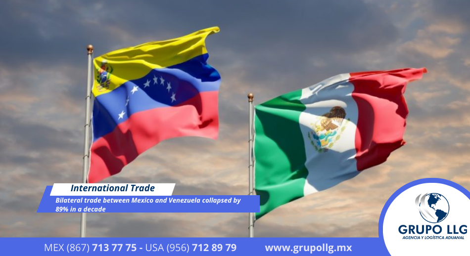 Bilateral trade between Mexico and Venezuela collapsed by 89% in a decade