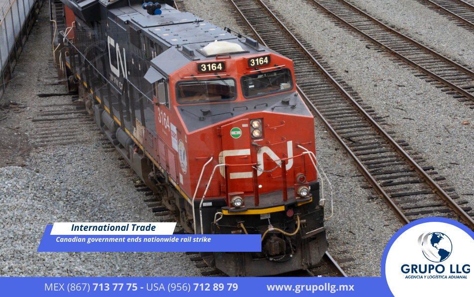 Canadian government ends nationwide rail strike